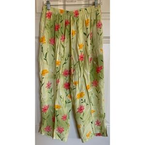 Amy Jess Vintage Floral Pants Women’s Size Large